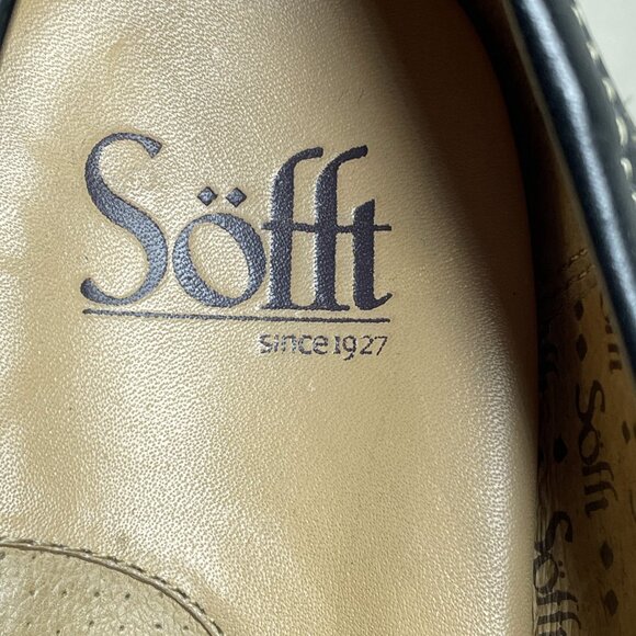 Sofft Shoes Women's Size 9M Black 1019701 Leather Slip-on Loafers Cushioned - Picture 8 of 9